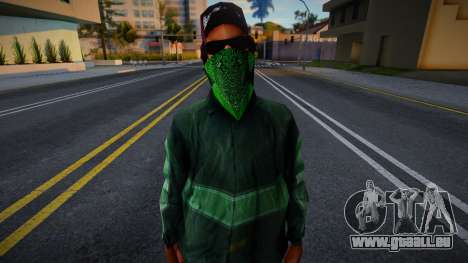 Ryder with bandana (Al Upscaled) für GTA San Andreas