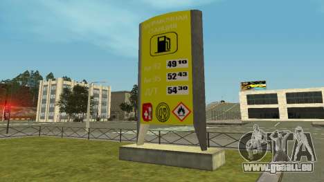 Tankstelle in der Stadt Yuzhny GTA Criminal Russ für GTA San Andreas