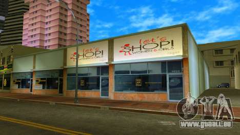 New Shops für GTA Vice City