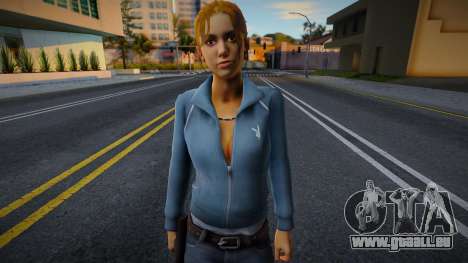Zoé la blonde de Left 4 Dead pour GTA San Andreas