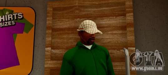 Realistic Gucci Cap Brown für GTA San Andreas Definitive Edition