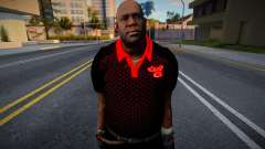 Entraîneur en T-shirt noir de Left 4 Dead 2 pour GTA San Andreas