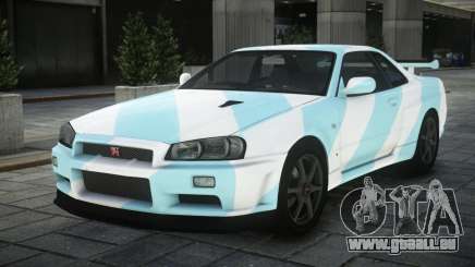 Nissan Skyline R34 GT-R V-Spec II Nur S3 pour GTA 4