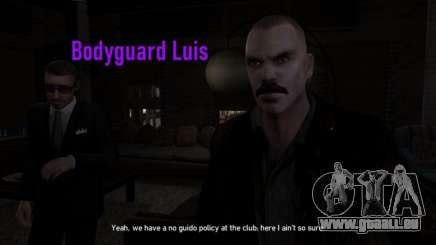 Bodyguard Luis für GTA 4