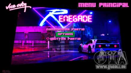 Retrowave Renegade Menu für GTA Vice City