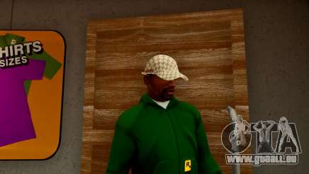 Realistic Gucci Cap Brown pour GTA San Andreas Definitive Edition