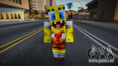 Steve Body Sponge Bob für GTA San Andreas