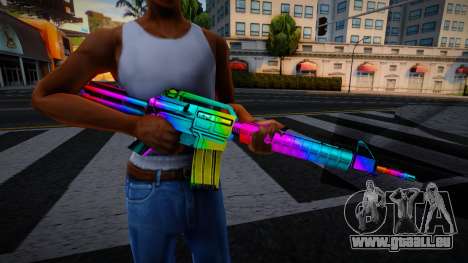 M4 Multicolor pour GTA San Andreas