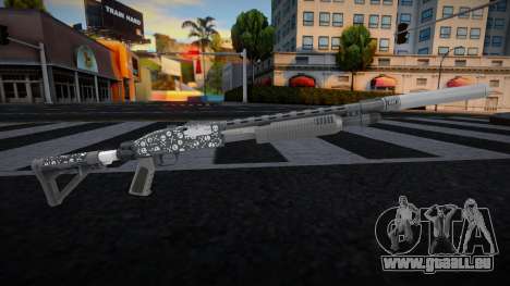 Pump Shotgun (Bones Finish) v2 für GTA San Andreas