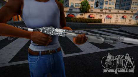 Pump Shotgun (Bones Finish) v2 für GTA San Andreas