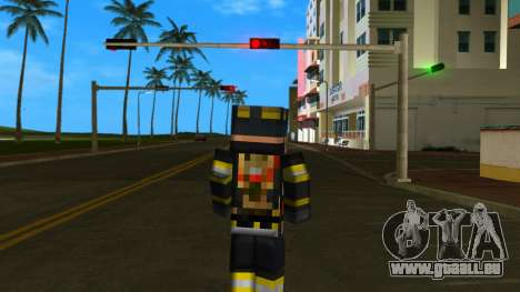 Steve Body Fireman pour GTA Vice City