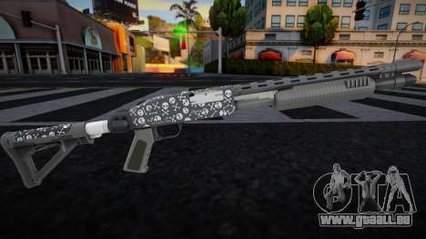 Pump Shotgun (Bones Finish) v1 pour GTA San Andreas