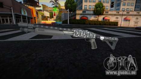 Pump Shotgun (Bones Finish) v1 pour GTA San Andreas
