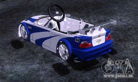 Go Kart Bmw M3 Gtr für GTA San Andreas