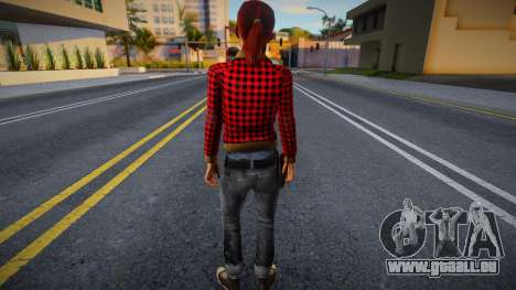 Zoe (Red Plaid Coat) aus Left 4 Dead für GTA San Andreas