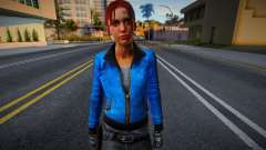 Zoe (Blue Leather) de Left 4 Dead pour GTA San Andreas