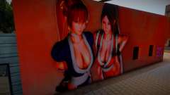 Dead or Alive Mai Shiranui vs Kasumi Mural pour GTA San Andreas