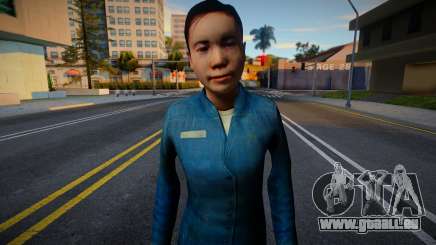 FeMale Citizen from Half-Life 2 v4 für GTA San Andreas