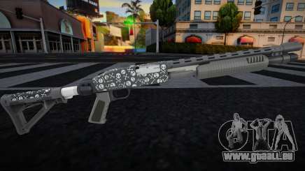 Pump Shotgun (Bones Finish) v1 für GTA San Andreas