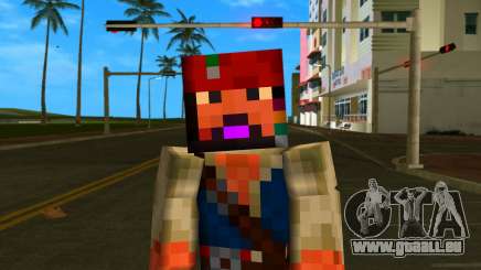 Steve Body Jack Sparrow pour GTA Vice City