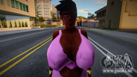Thicc Female Mod - Gym Outfit für GTA San Andreas