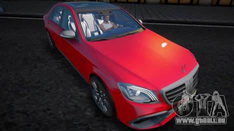 Mercedes-Benz S63 AMG (Holiday) für GTA San Andreas
