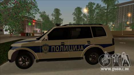 Serbian Police Mitsubishi Pajero für GTA Vice City
