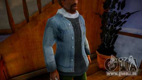 Denim Jacket with Hoodie pour GTA San Andreas