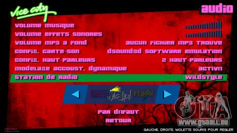 Zombie Apocalipsis Menu pour GTA Vice City