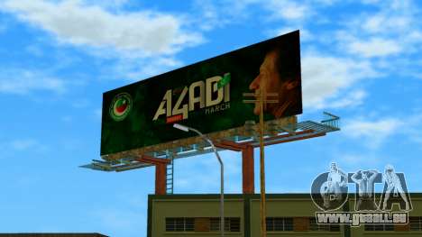 Azadi March Billboards für GTA Vice City