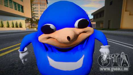 Ugandan Knuckles [Blue] für GTA San Andreas