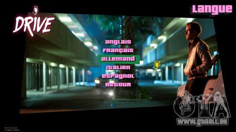 Ryan Gosling Pause Menu für GTA Vice City