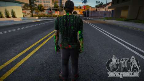 Ellis (Skeleton Green Version) de Left 4 Dead 2 pour GTA San Andreas
