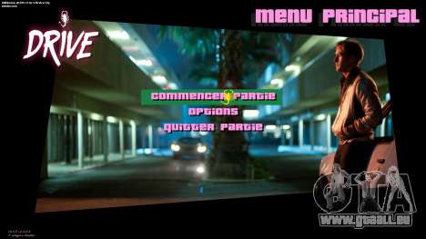 Ryan Gosling Pause Menu für GTA Vice City