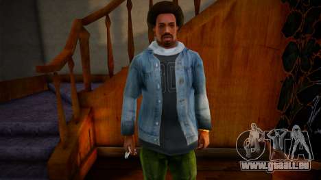 Denim Jacket with Hoodie pour GTA San Andreas