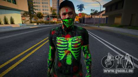 Ellis (Skeleton Green Version) aus Left 4 Dead 2 für GTA San Andreas
