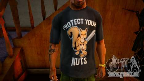 Protect Your Nuts Shirt Mod für GTA San Andreas