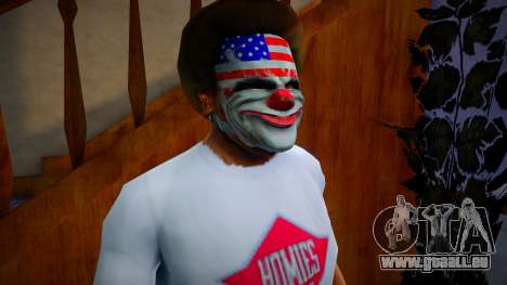 Maske aus Payday: The Heist v3 für GTA San Andreas