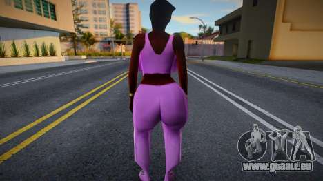 Thicc Female Mod - Gym Outfit für GTA San Andreas