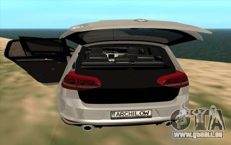 Volkswagen Golf VII 2012 für GTA San Andreas
