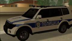 Serbian Police Mitsubishi Pajero pour GTA Vice City