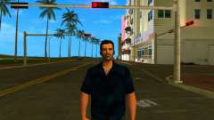 Tommy en chemise noire v1 pour GTA Vice City