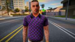 Junger Mann mit Tattoos für GTA San Andreas