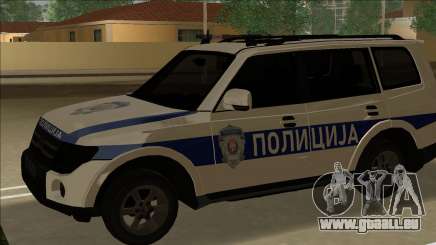 Serbian Police Mitsubishi Pajero pour GTA Vice City