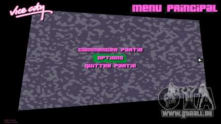 Fond de menu HD Arrière-plan de menu HD 2048px pour GTA Vice City