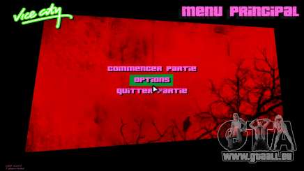 Zombie Apocalipsis Menu pour GTA Vice City