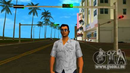 Tommy portant une nouvelle chemise et des lunettes de soleil pour GTA Vice City