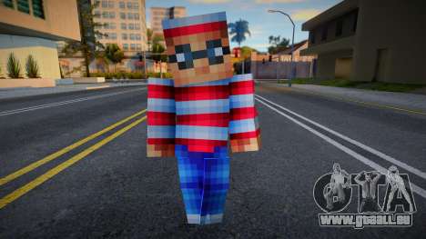 Steve Body Skin v254 für GTA San Andreas