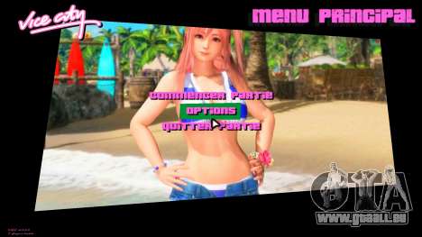 Girl from Doa Menu 1 pour GTA Vice City