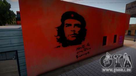 Peinture murale avec Che Guevara pour GTA San Andreas